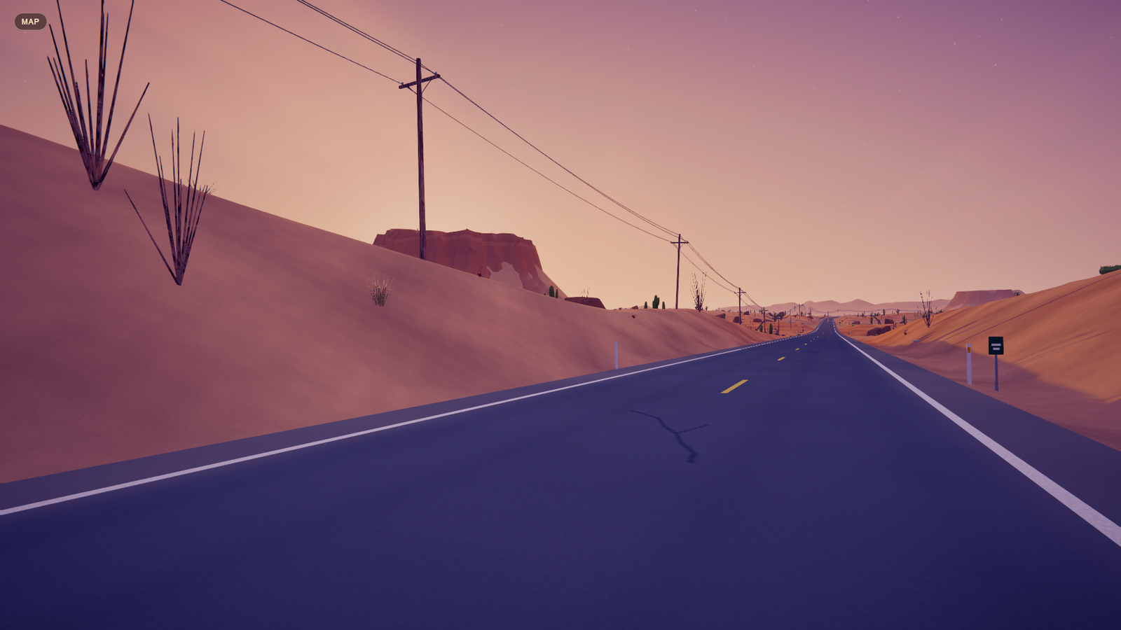 Rock spires in the soft light of dawn in Somewhere in the middle